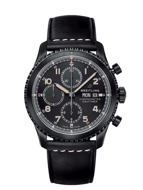 breitling navitimer 8 chronograph black steel|breitling navitimer chronograph price.